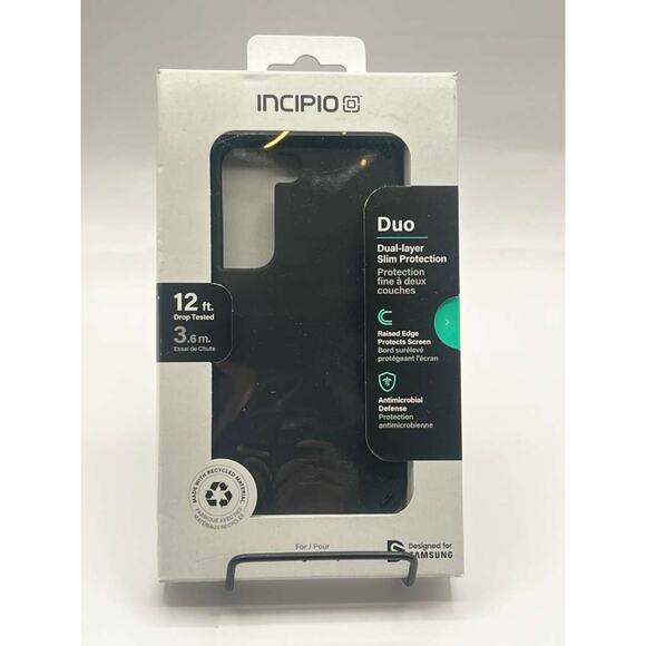 Incipio Duo Series Dual Layer Hard Case Black for Samsung Galaxy S22 12 ft Drop - Picture 2 of 4